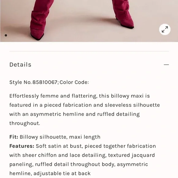 Free People Laughlin Vintage Lace Ruffles Mixed Printed Asymmetrical Dress - Picture 5 of 14